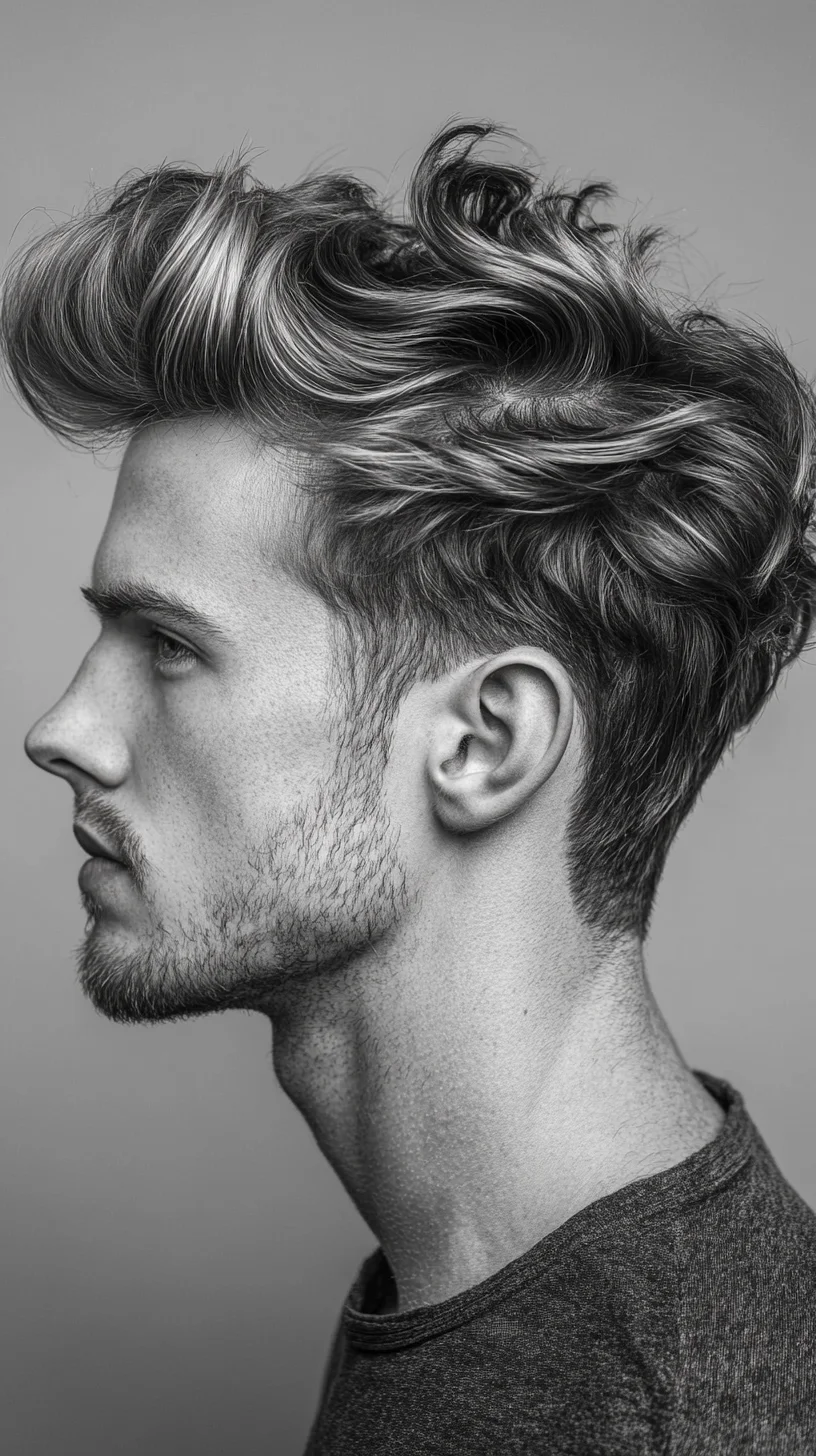 Bold Texture and Volume: Mastering the Effortless Quiff