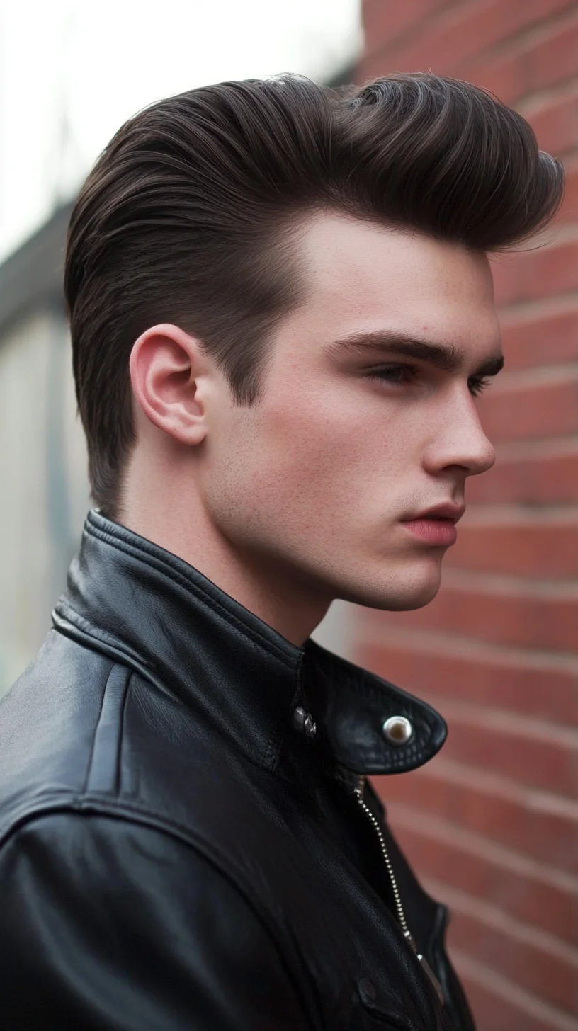 Classic Pompadour: Bold Volume Meets Timeless Elegance