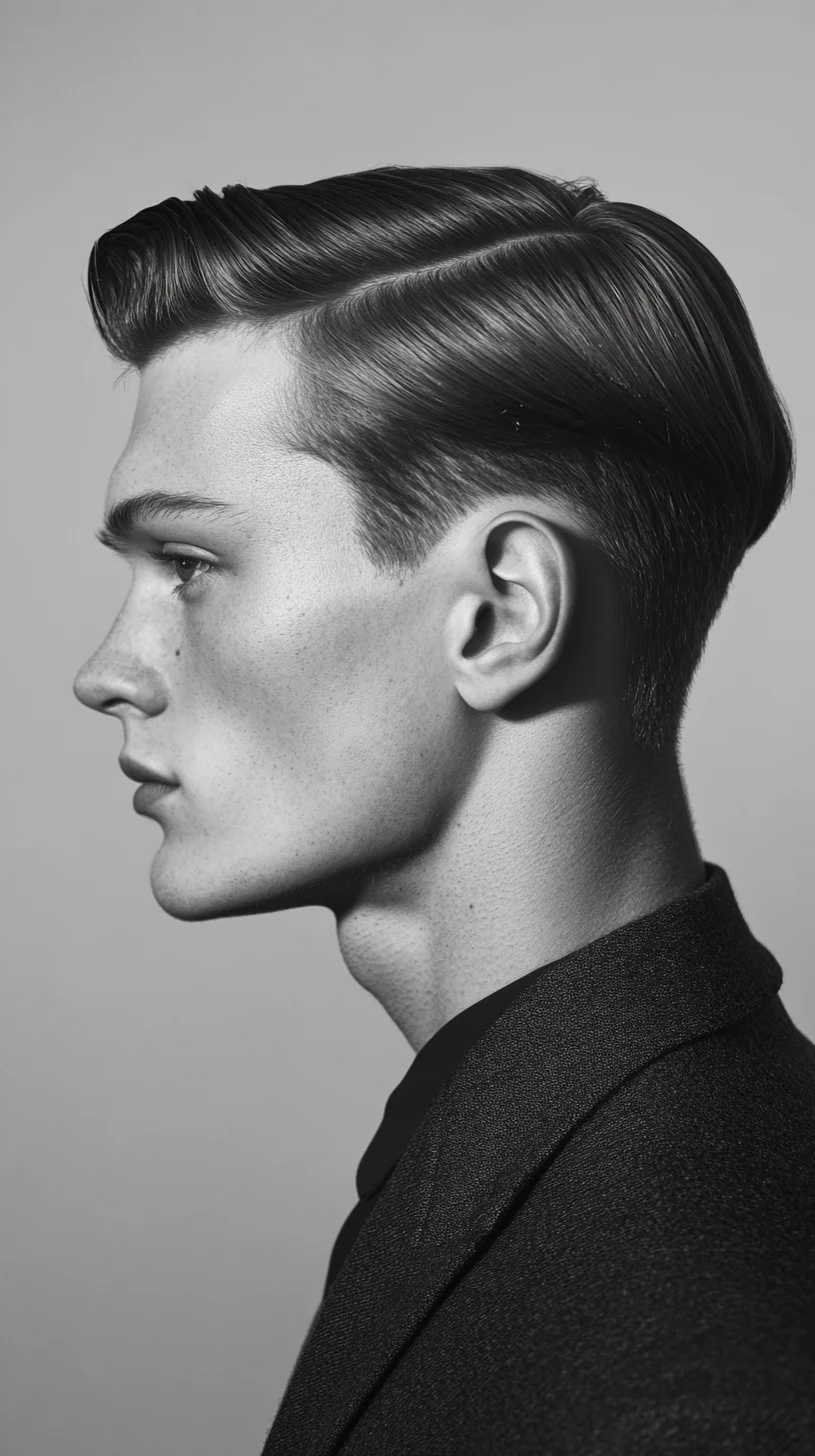 Classic Side Part: Timeless Elegance with a Modern Twist