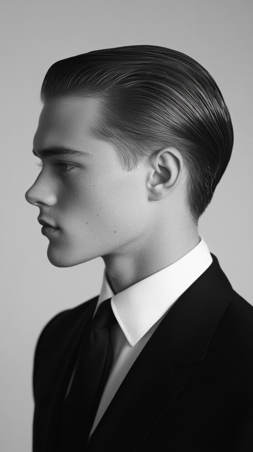 Classic Slicked-Back Hair: Timeless Elegance for Every Occasion