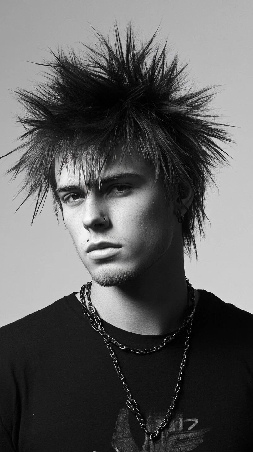 Dynamic Spiky Hairstyle: Unleash Your Inner Rebel with Bold Texture