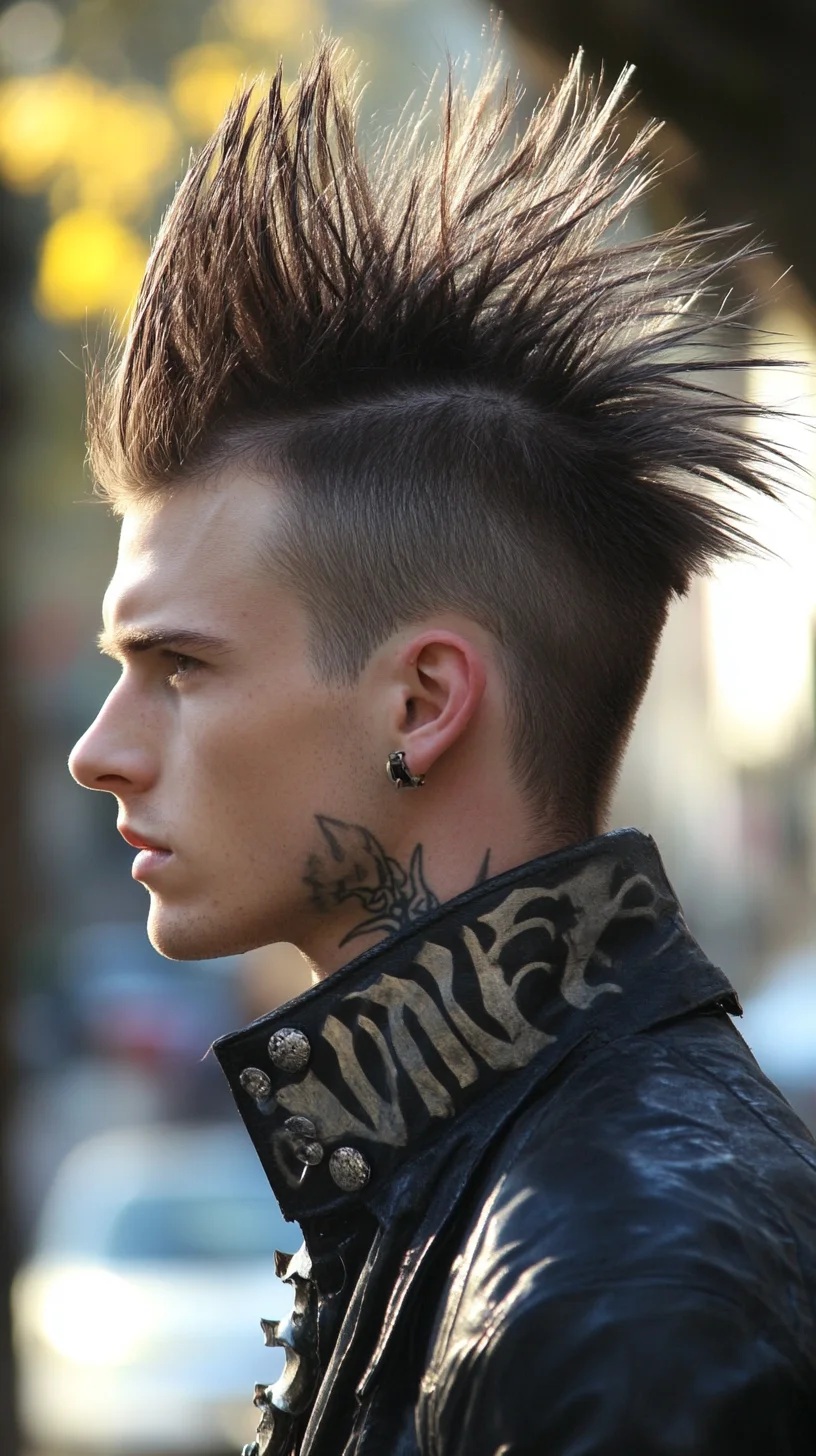 Edgy and Bold: The Statement-Making Spiked Mohawk Style