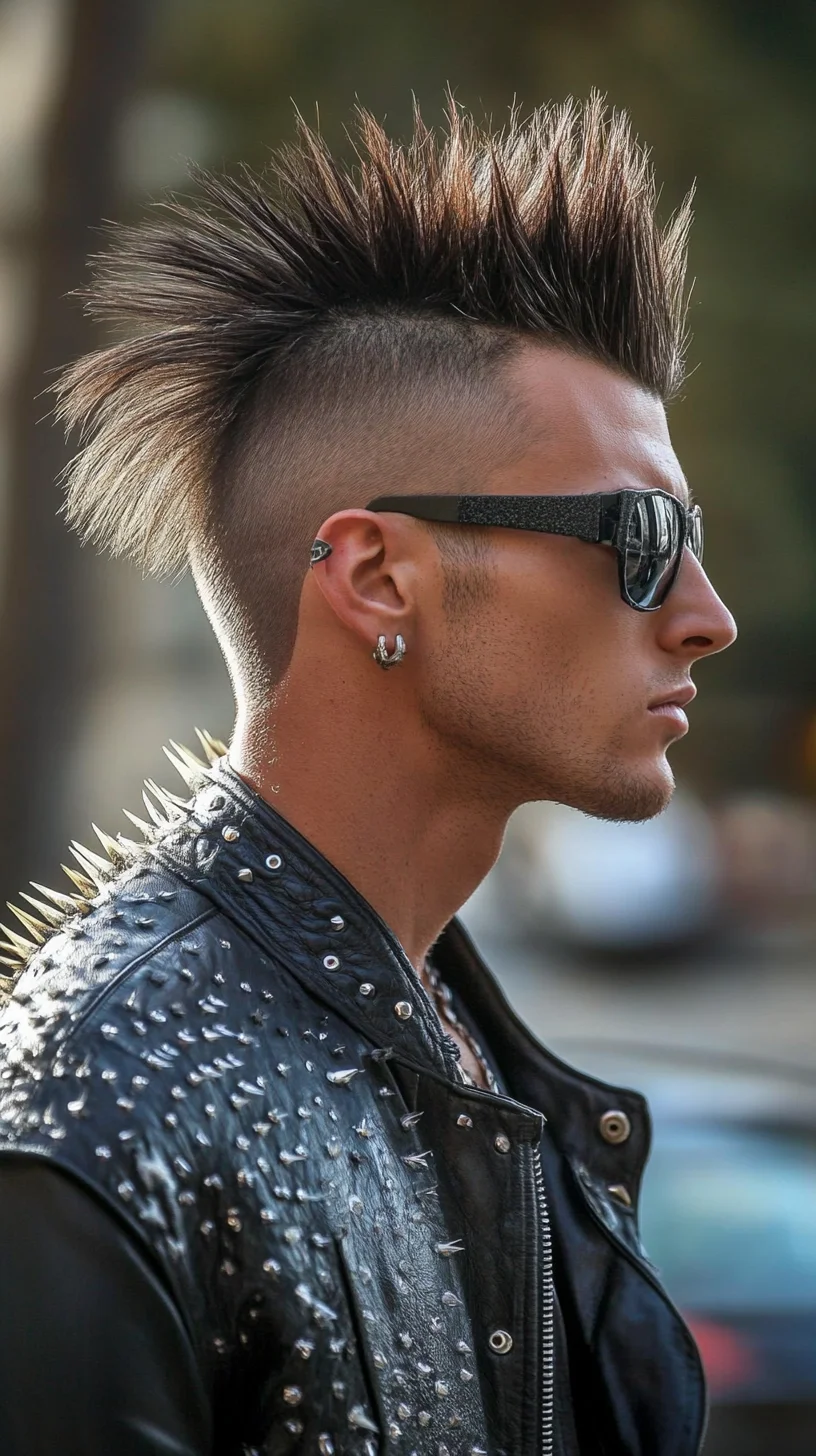 Edgy Faux Hawk: A Bold Statement for the Fearless