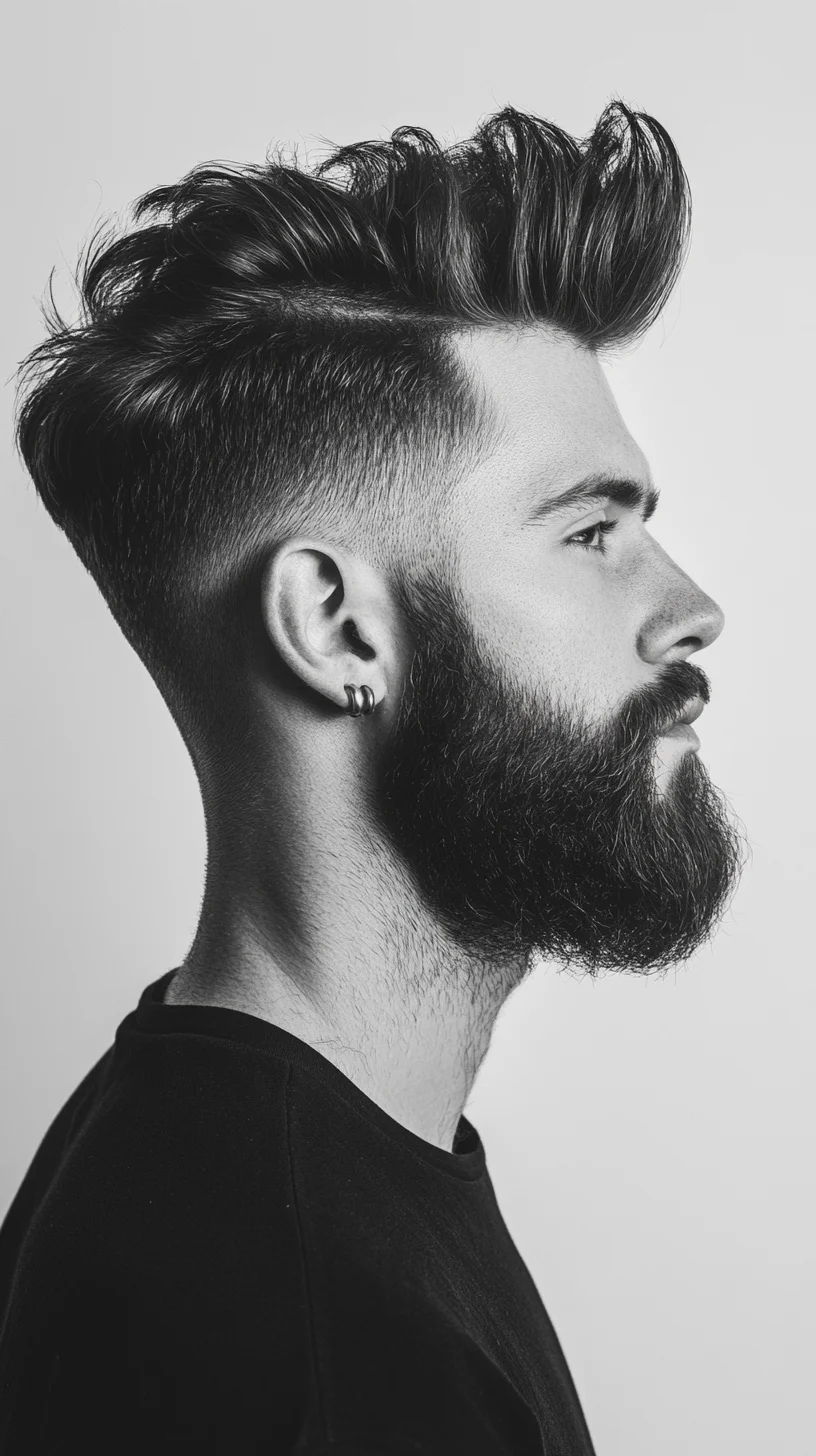 Edgy Height and Texture: The Perfect Modern Pompadour for Bold Statements