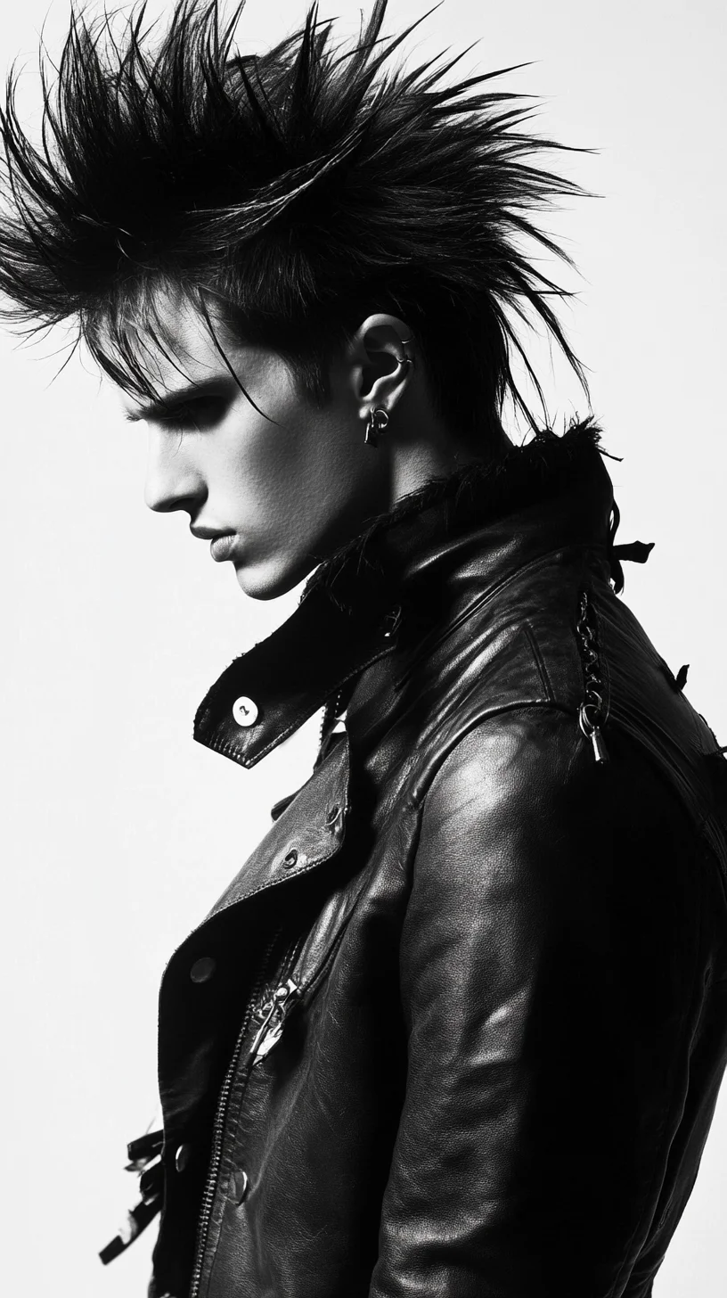 Edgy Spiked Hairstyle: Unleash Your Inner Rebel with Fierce Volume and Attitude