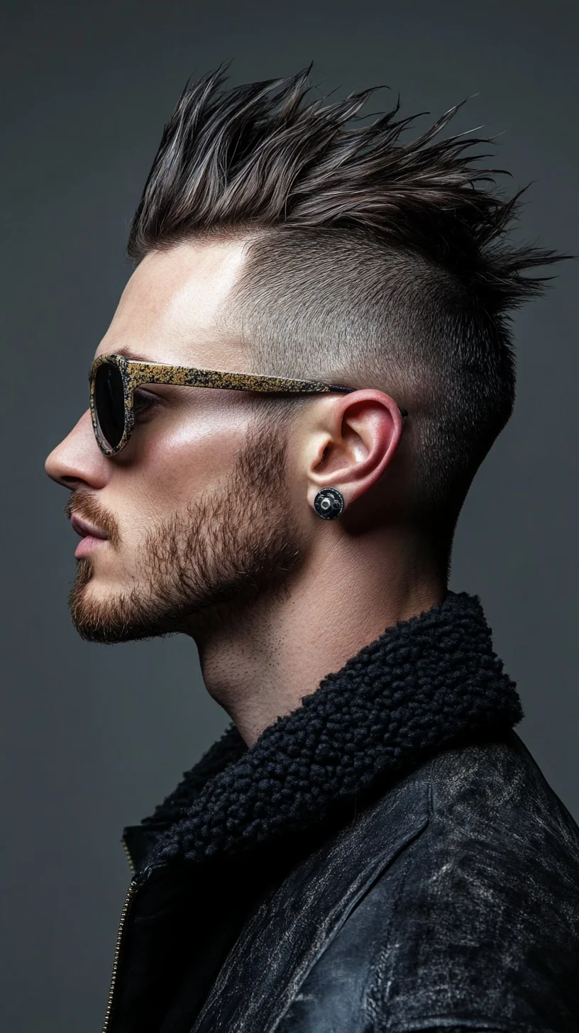 Edgy Texture and Height: The Modern Spiked hairstyle for Bold Individuals