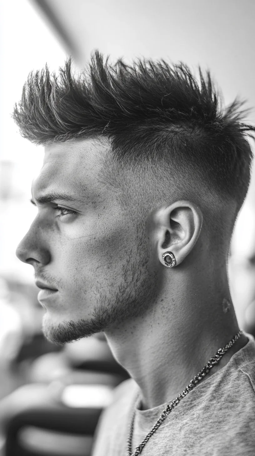 Edgy Texture Meets Classic Fade: The Ultimate Modern Hairstyle for Men