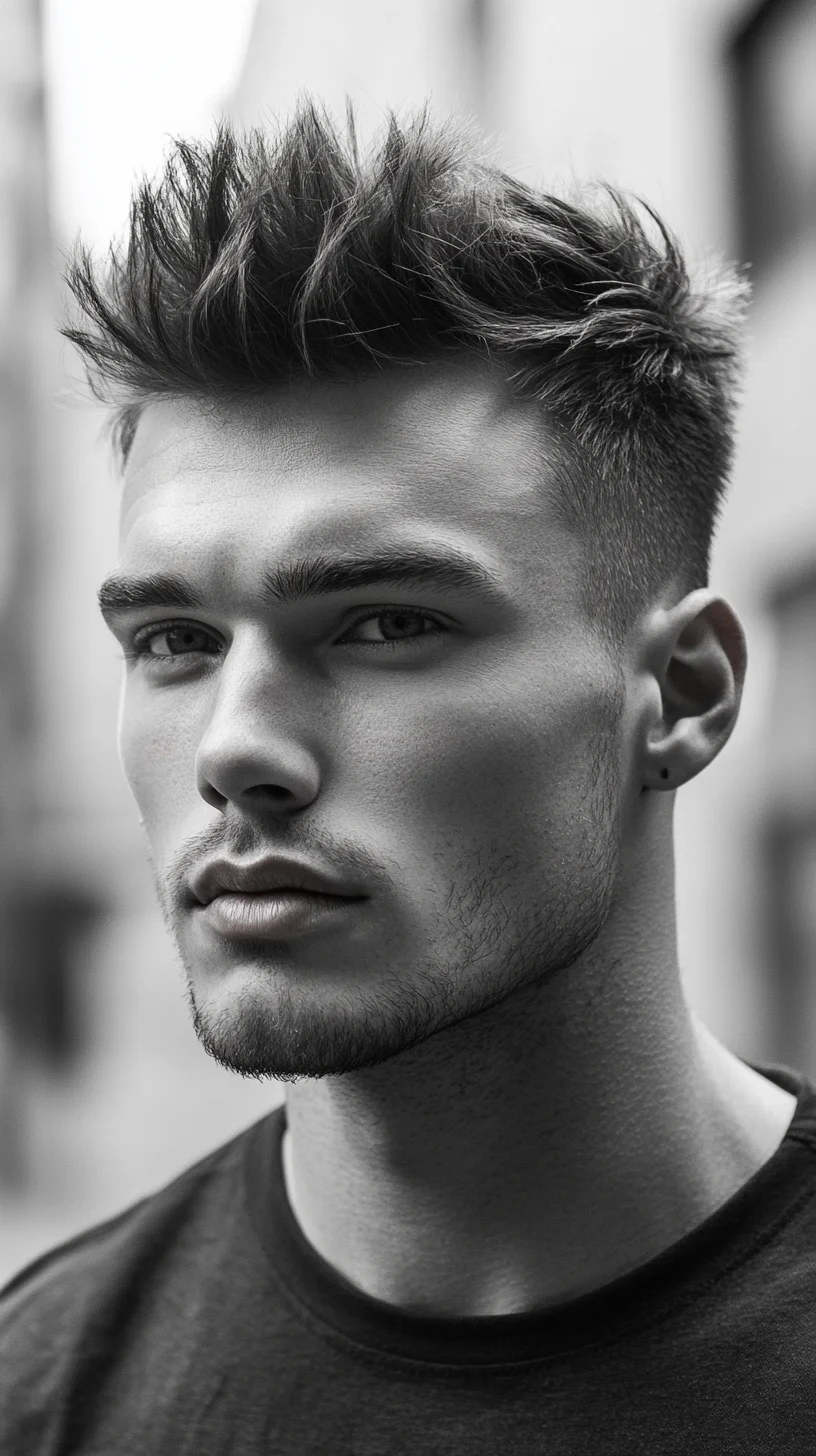 Edgy Textured Crop: The Ultimate Masculine Hairstyle for Modern Men