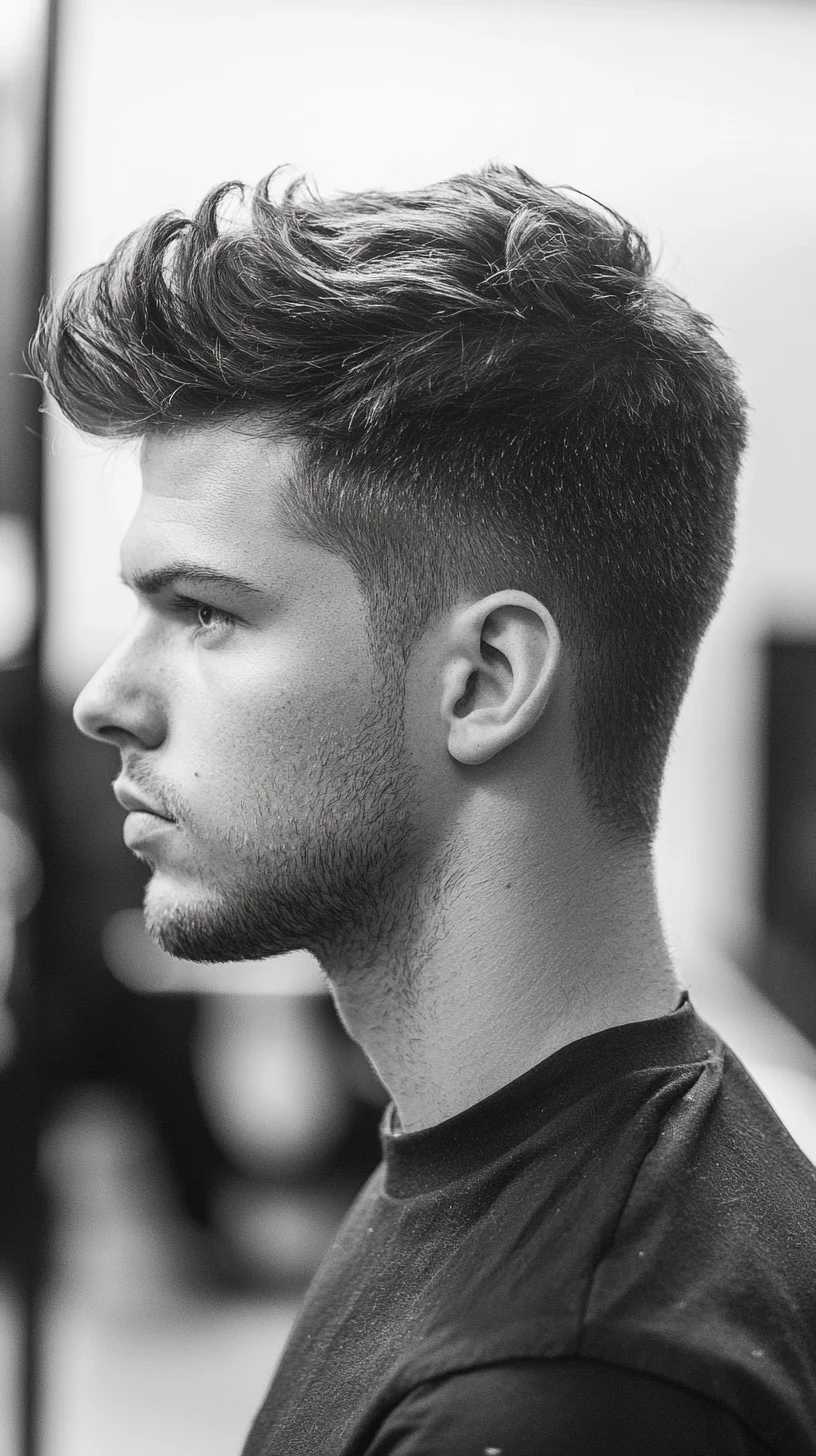 Edgy Textured Quiff: A Bold Statement for Modern Men