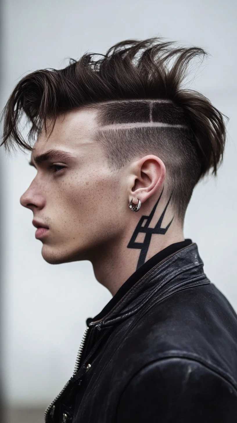 Edgy Undercut with Textured Top: A Bold Statement in Modern Hairstyling