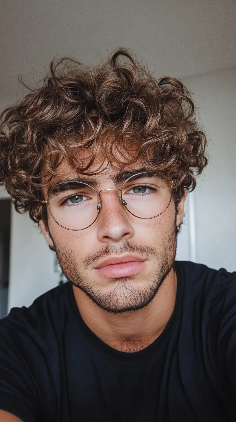 Effortless Loose Curls: The Chic Look for Modern Men