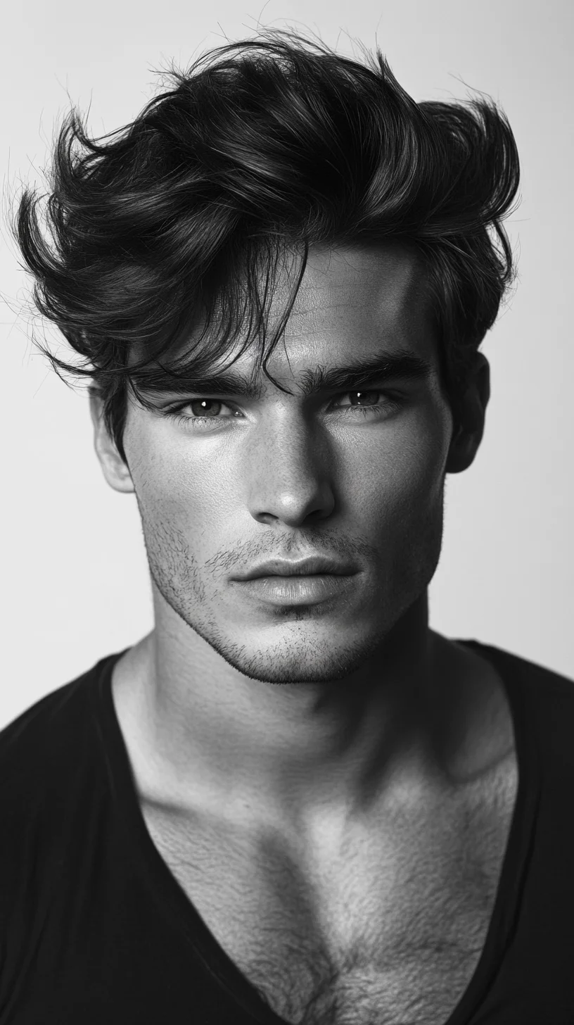 Effortlessly Chic: The Tousled Textured Look for Modern Men