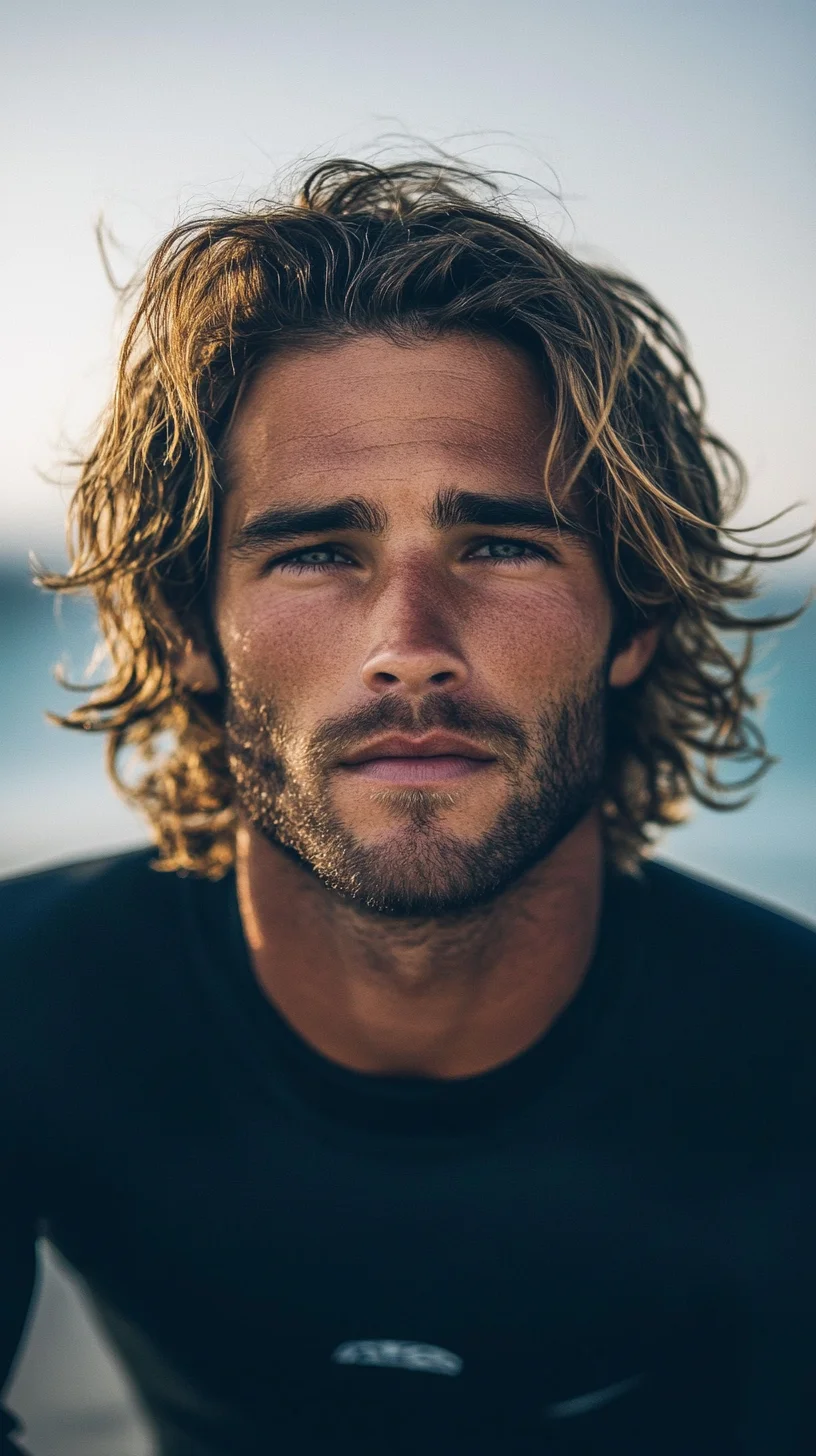 Effortlessly Chic: The Wavy Surfer Look for a Laid-Back Vibe