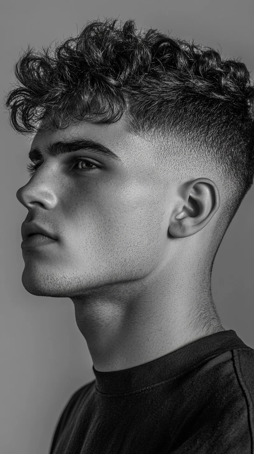 Effortlessly Cool Curly Fade: The Perfect Blend of Style and Sophistication