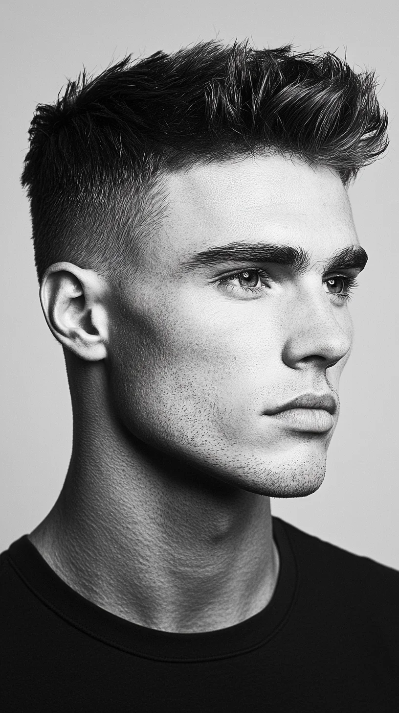 Effortlessly Cool Textured Crop: The Ultimate Modern Hairstyle for Men