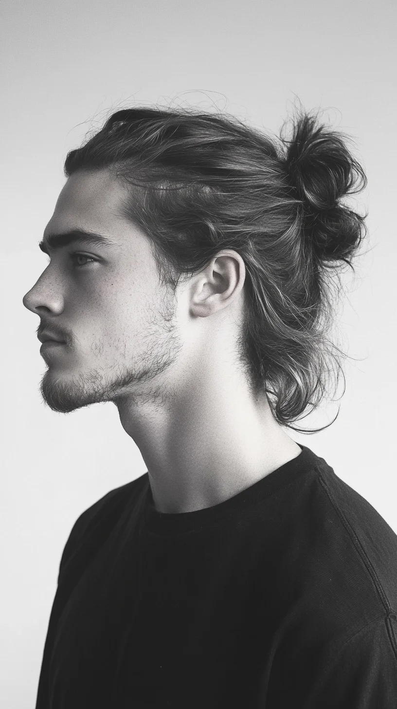 Effortlessly Cool: The Casual Man Bun for Every Occasion