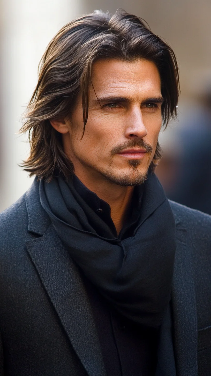 Effortlessly Cool: The Long Layered Hairstyle for Men