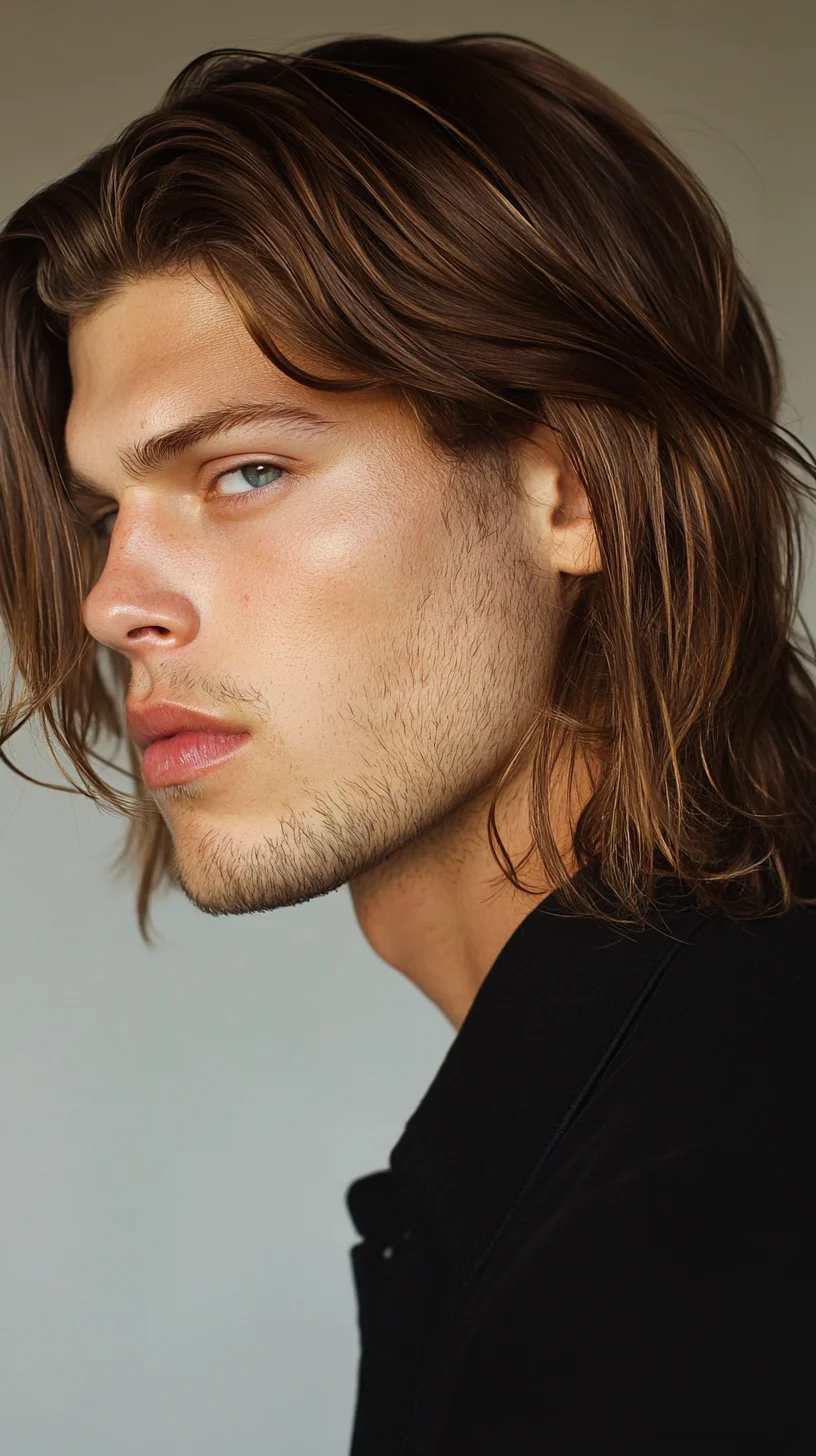 Effortlessly Cool: The Modern Textured Long Hair Look