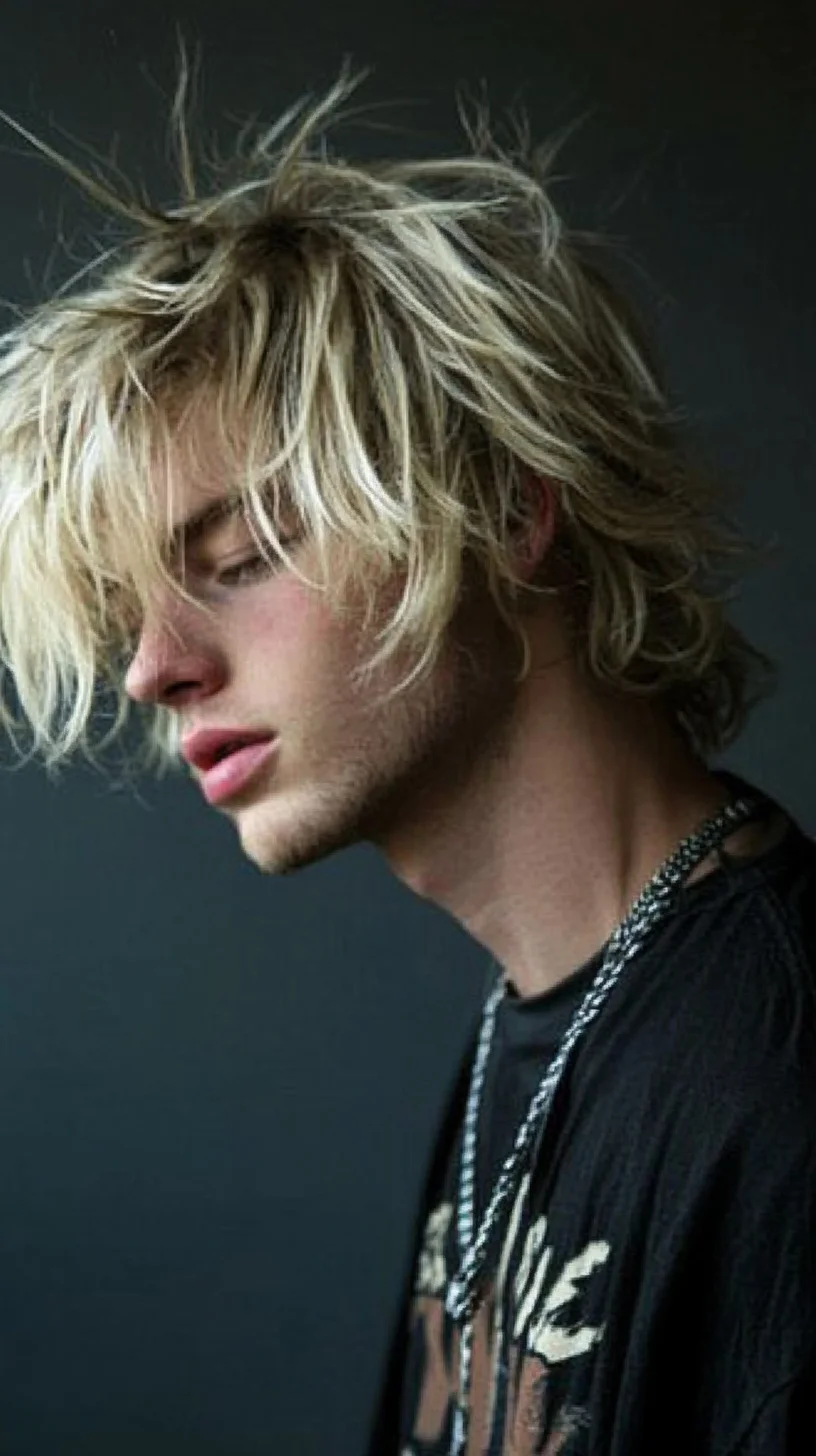 Effortlessly Cool: The Surfer-Inspired Messy Textured Hairstyle