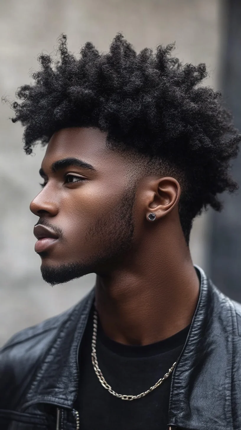 Effortlessly Cool: The Textured High Top with Tapered Sides