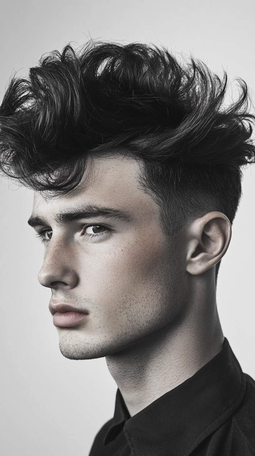 Effortlessly Cool: The Textured Quiff for a Standout Look