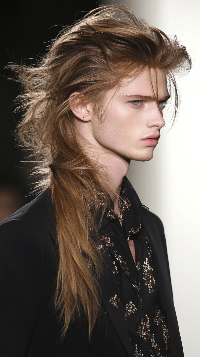 Effortlessly Edgy: The High-Volume Textured Mane