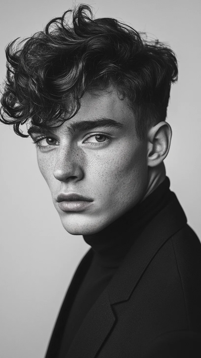 Effortlessly Edgy: The Modern Curly Crop for Ultimate Style