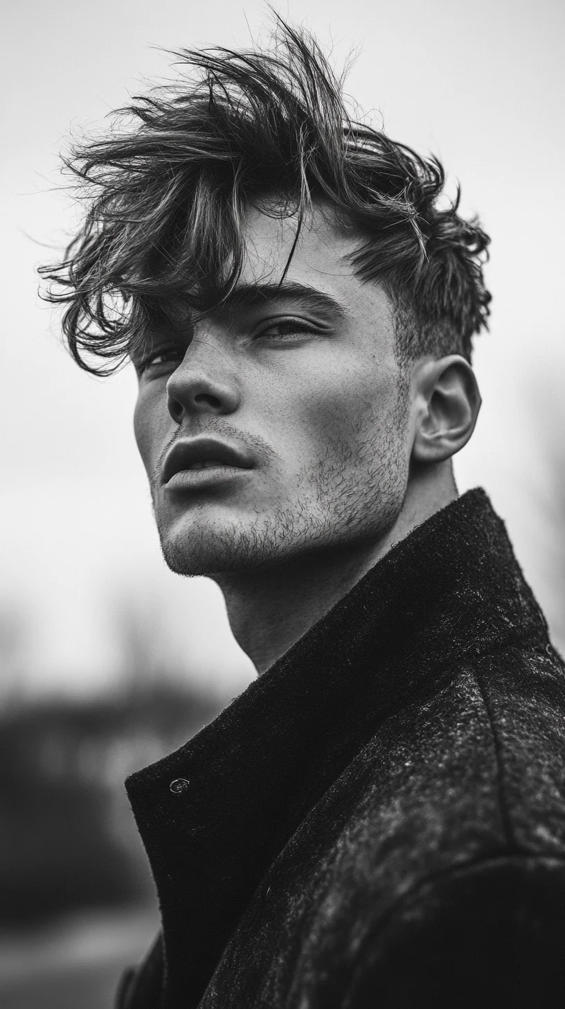 Effortlessly Edgy: The Perfect Tousled Look for Modern Gents