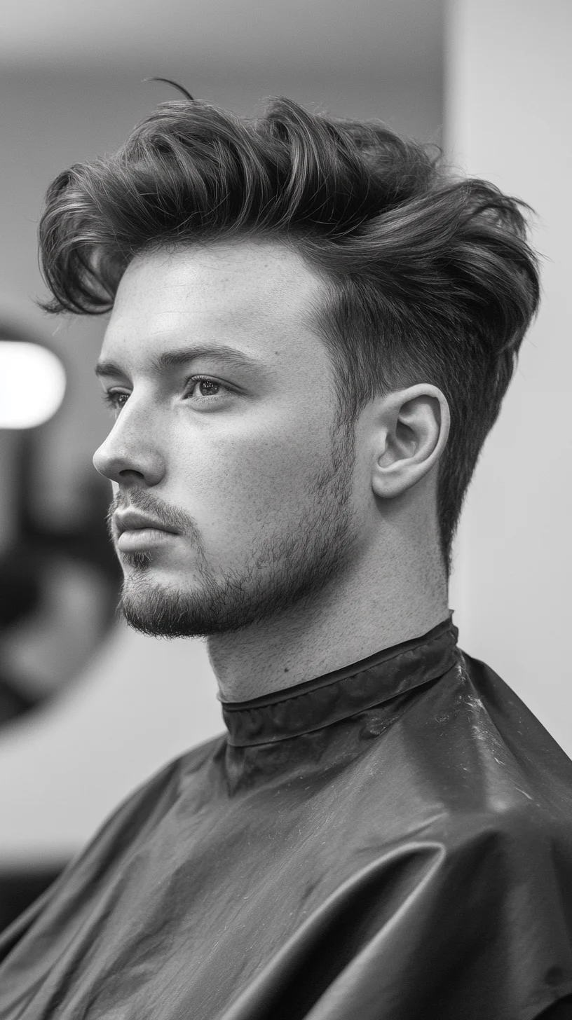 Effortlessly Elevated: The Modern Textured Quiff for a Bold Statement