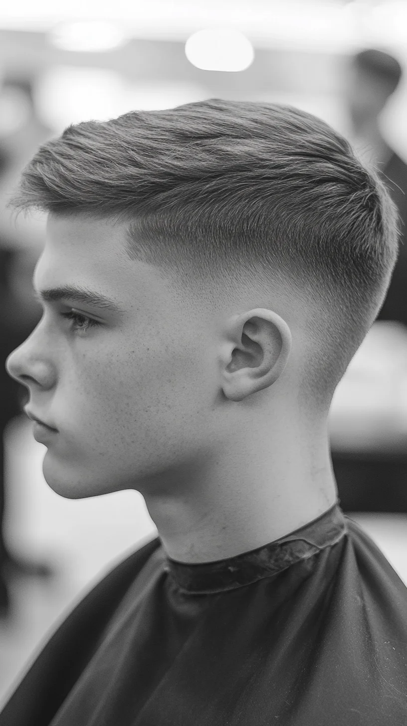 Effortlessly Sleek: The Classic Tapered Fade for Modern Elegance