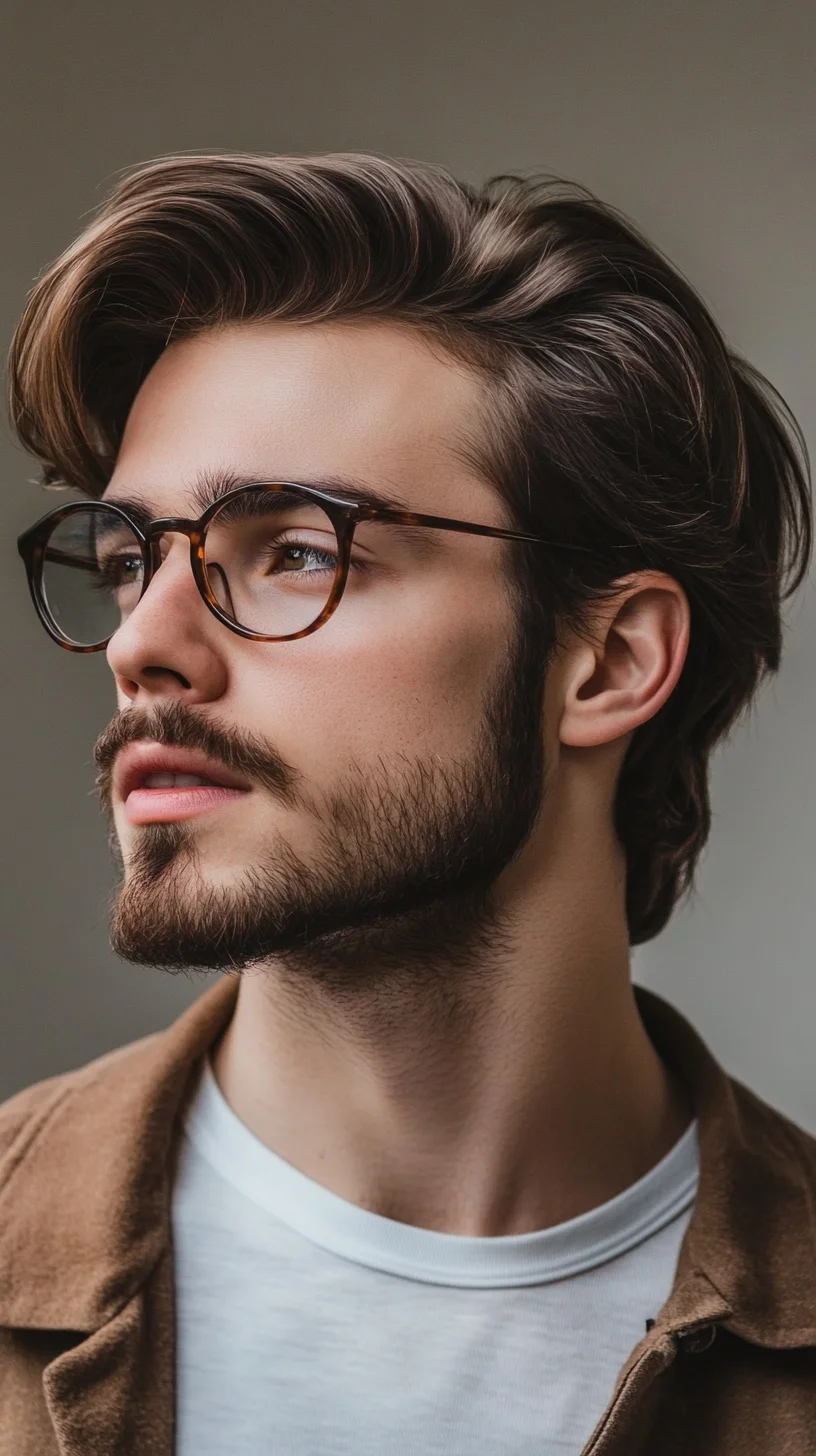 Effortlessly Stylish Medium-Length Hair: The Perfect Blend of Class and Casual