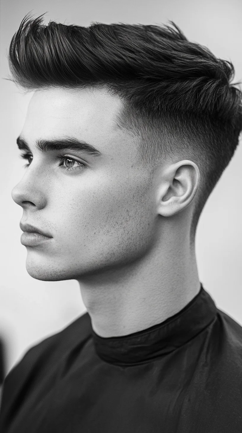 Effortlessly Stylish: The Modern Taper Fade with Textured Top