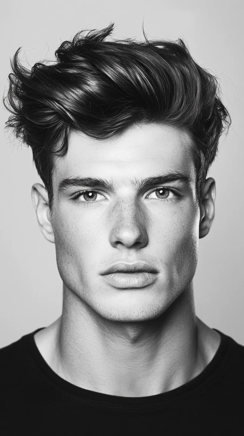 Effortlessly Stylish: The Modern Textured Quiff for a Bold Look