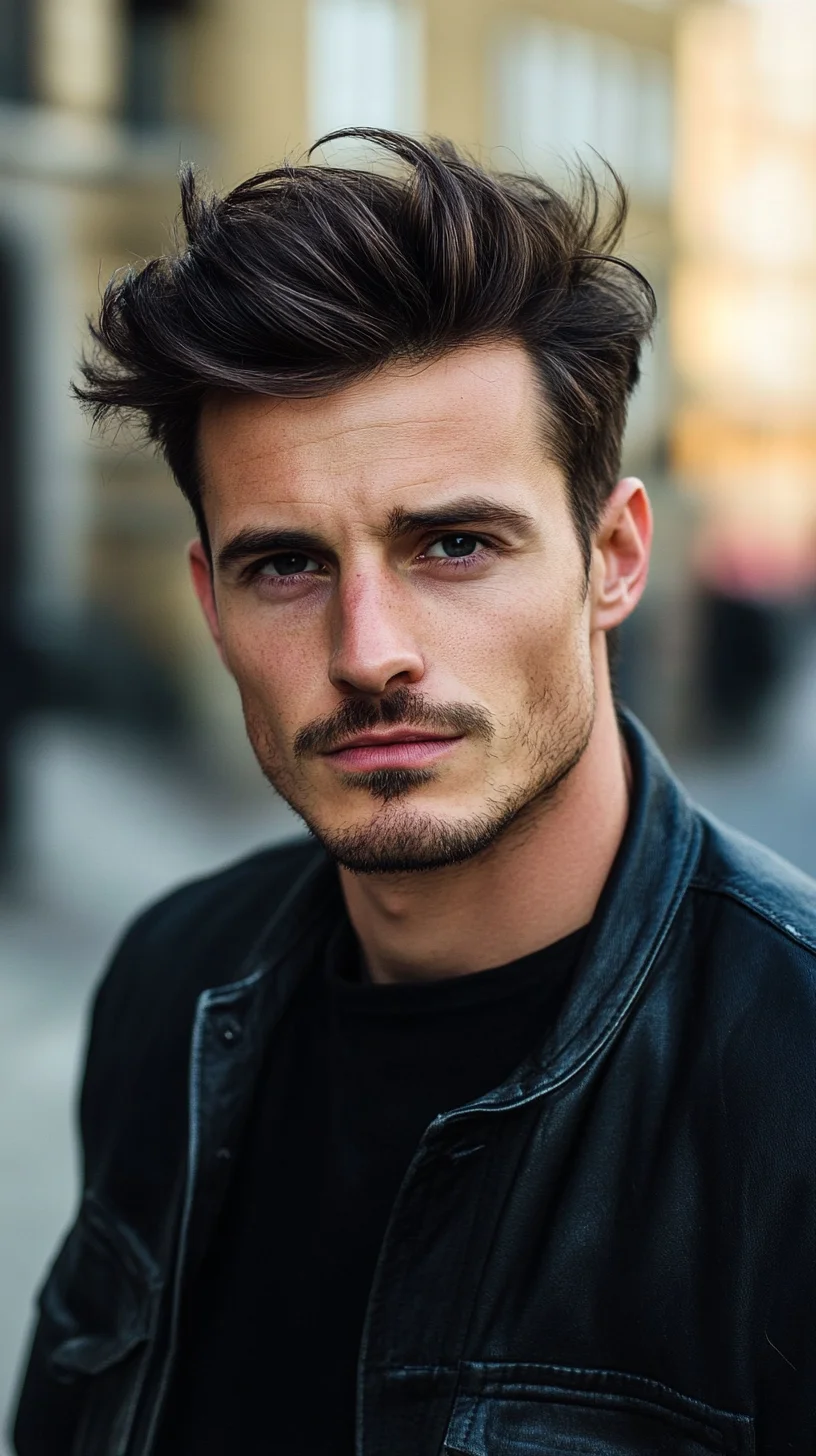 Effortlessly Stylish: The Textured Quiff for a Modern Edge