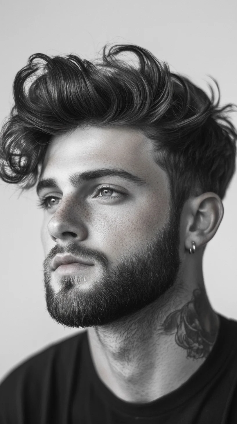 Effortlessly Stylish: The Textured Quiff for Modern Men