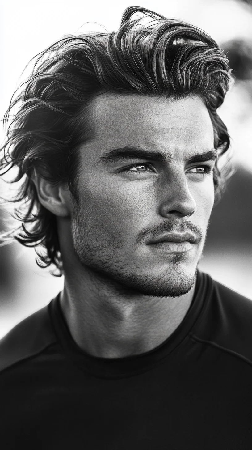 Effortlessly Stylish Waves: The Ultimate Modern Men’s Hairstyle