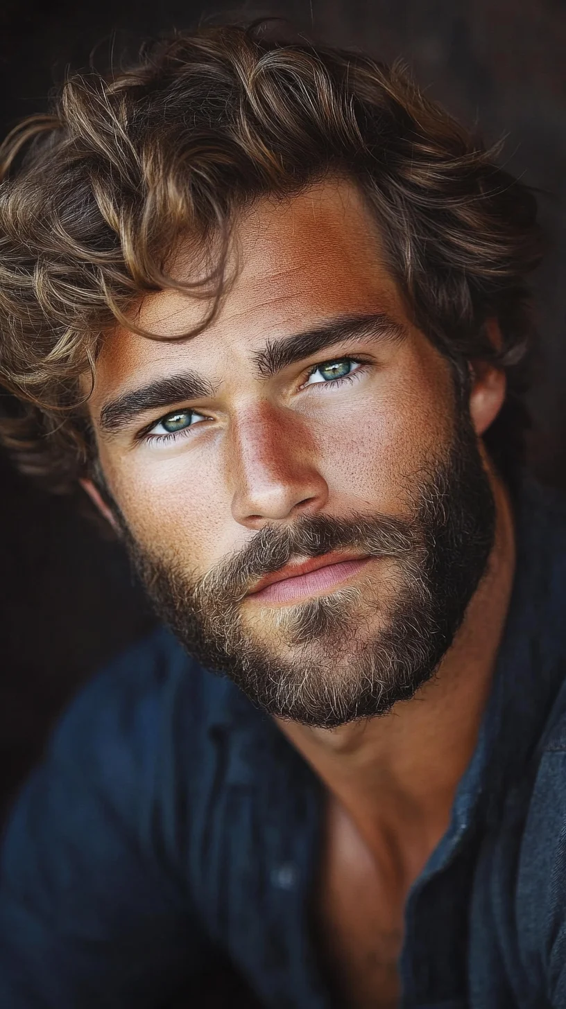 Effortlessly Tousled Waves: A Masculine Style for Every Occasion