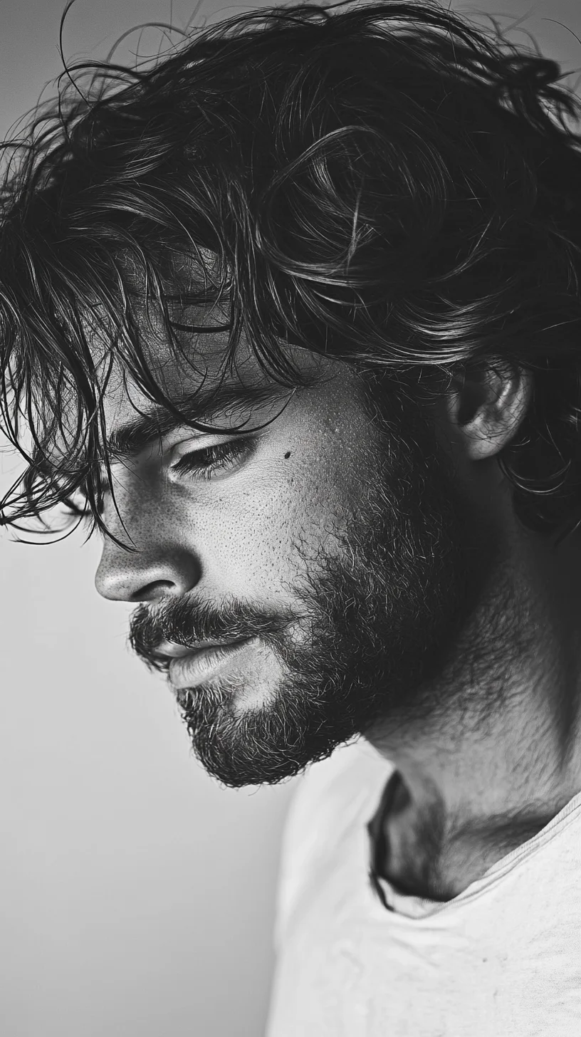 Effortlessly Tousled Waves: The Ultimate Art of Relaxed Masculine Style