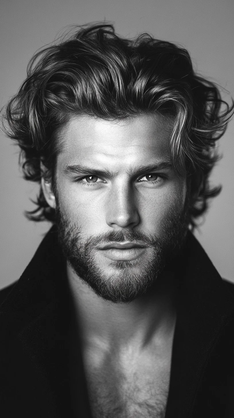 Effortlessly Tousled Waves: The Ultimate Look for Modern Men