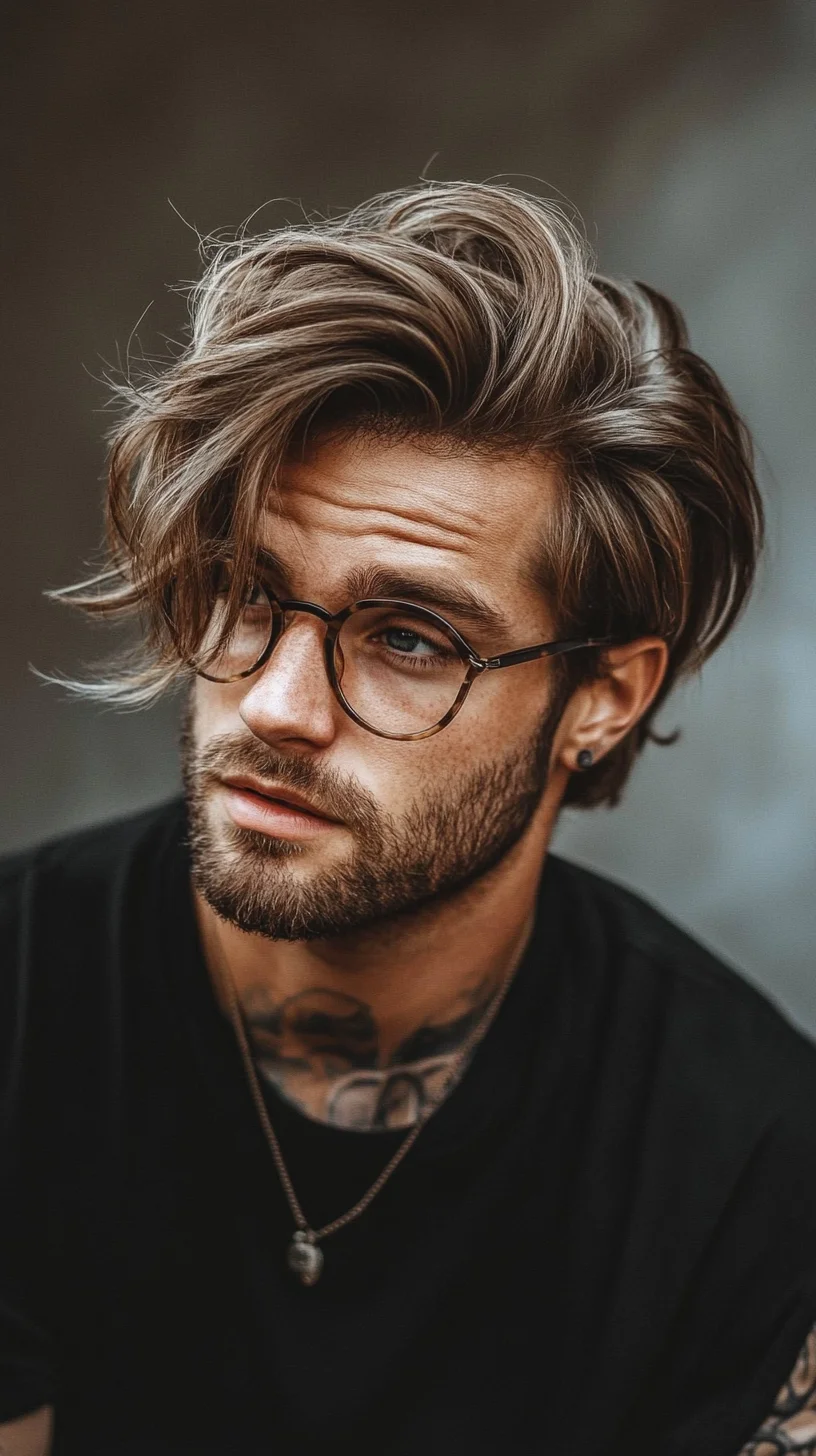 Effortlessly Tousled Waves: The Ultimate Modern Man's Hairstyle