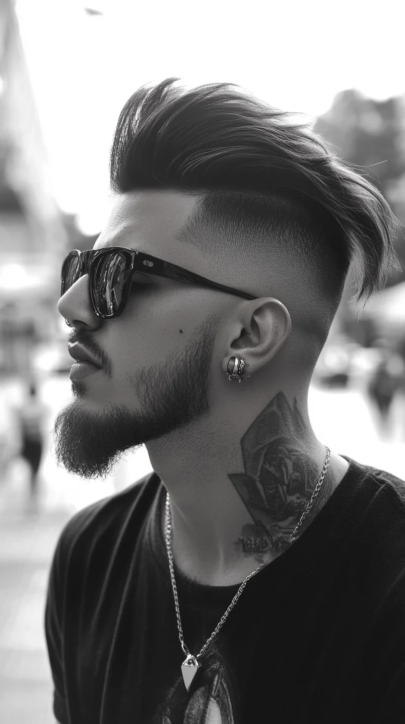 Elevate Your Look: The Bold Undercut with Flawless Textured Top