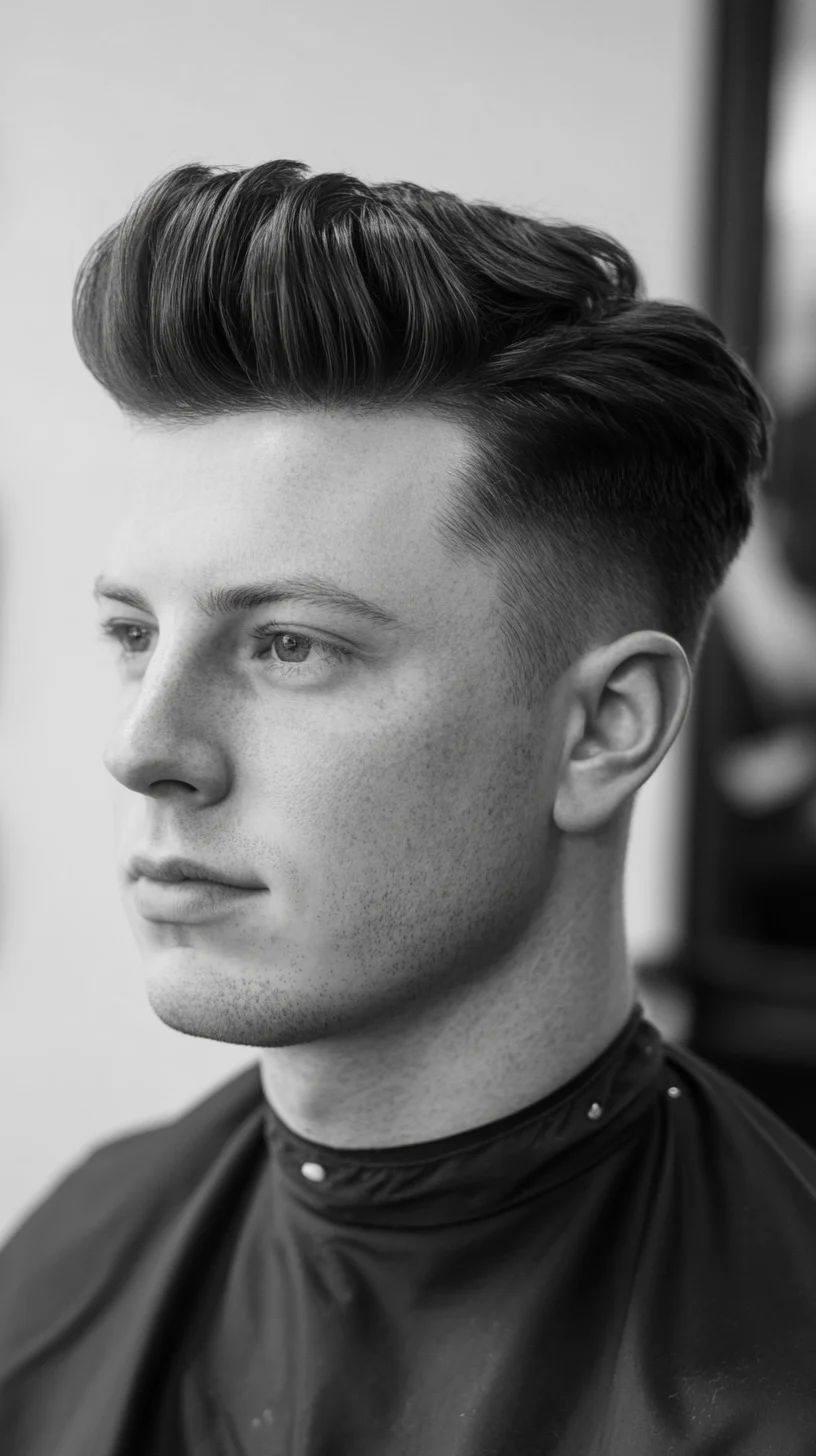 Elevate Your Look: The Classic Pompadour with Modern Flair