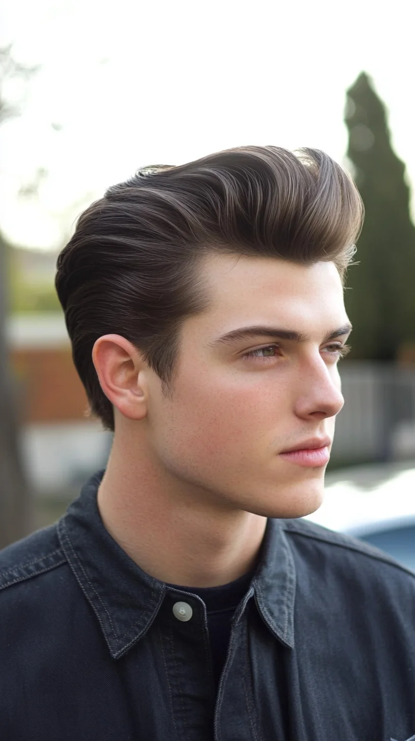 Elevate Your Look: The Timeless Pompadour with Modern Flair