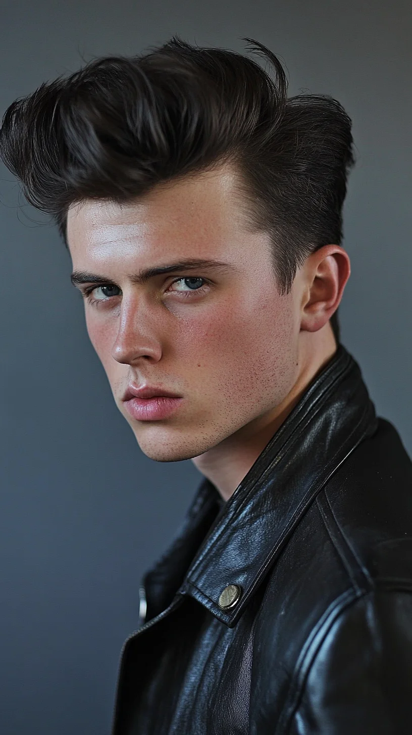 Elevate Your Look with a Bold, Textured Quiff for Effortless Style