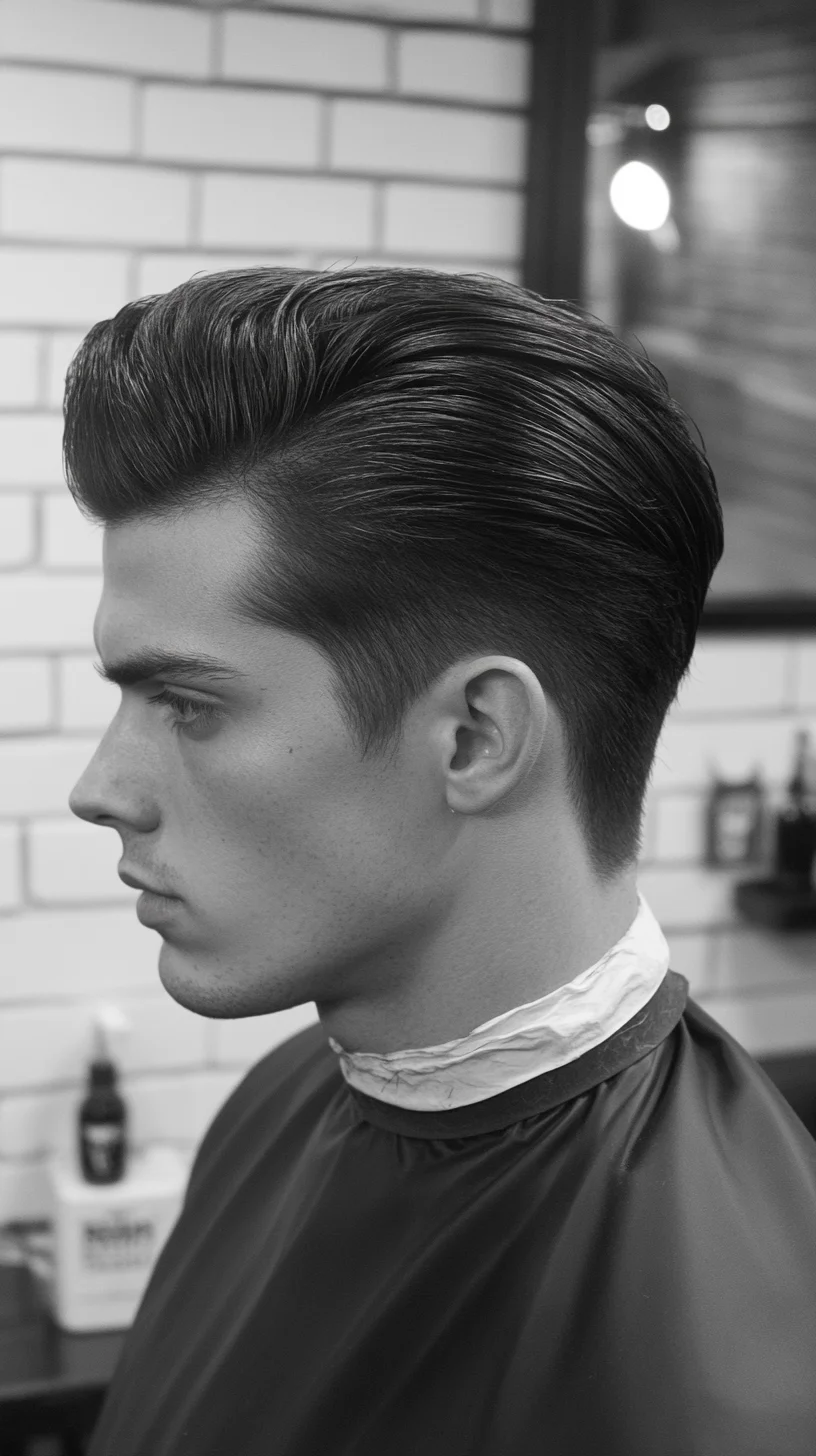 Elevate Your Look with a Classic Slicked Back Undercut