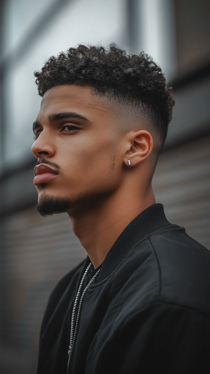 Elevate Your Look with a Modern Curly Fade: Effortlessly Stylish and Fresh