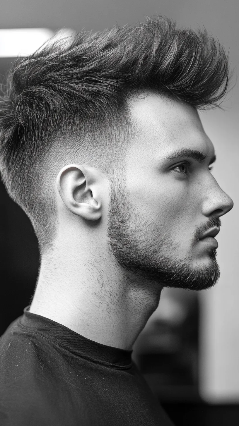 Elevate Your Look with a Textured Faux Hawk: Bold and Effortlessly Stylish