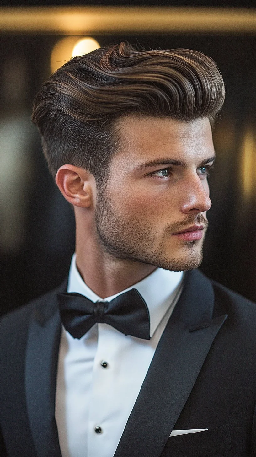 Elevate Your Look with a Timelessly Sophisticated Pompadour Style