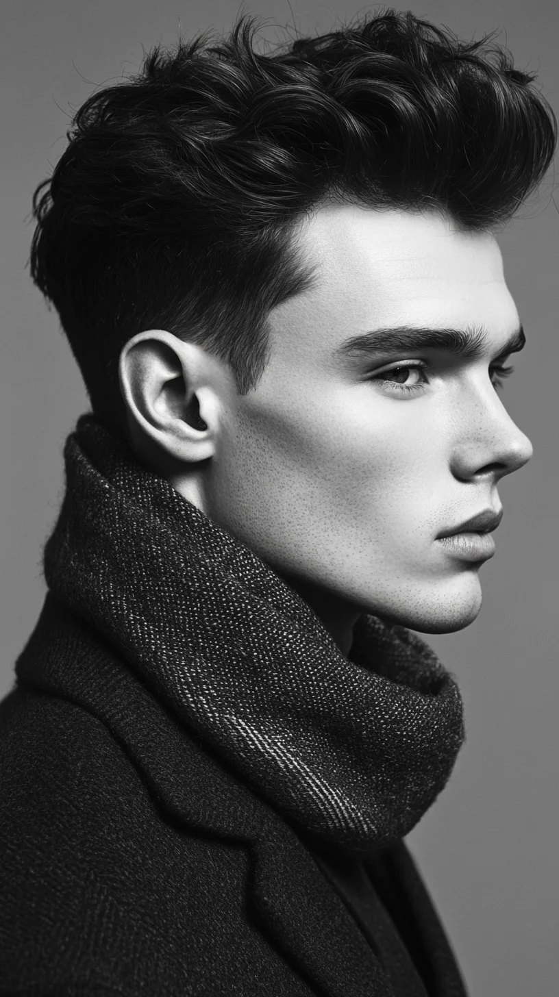 Elevate Your Look with Bold Volume: The Modern Textured Quiff