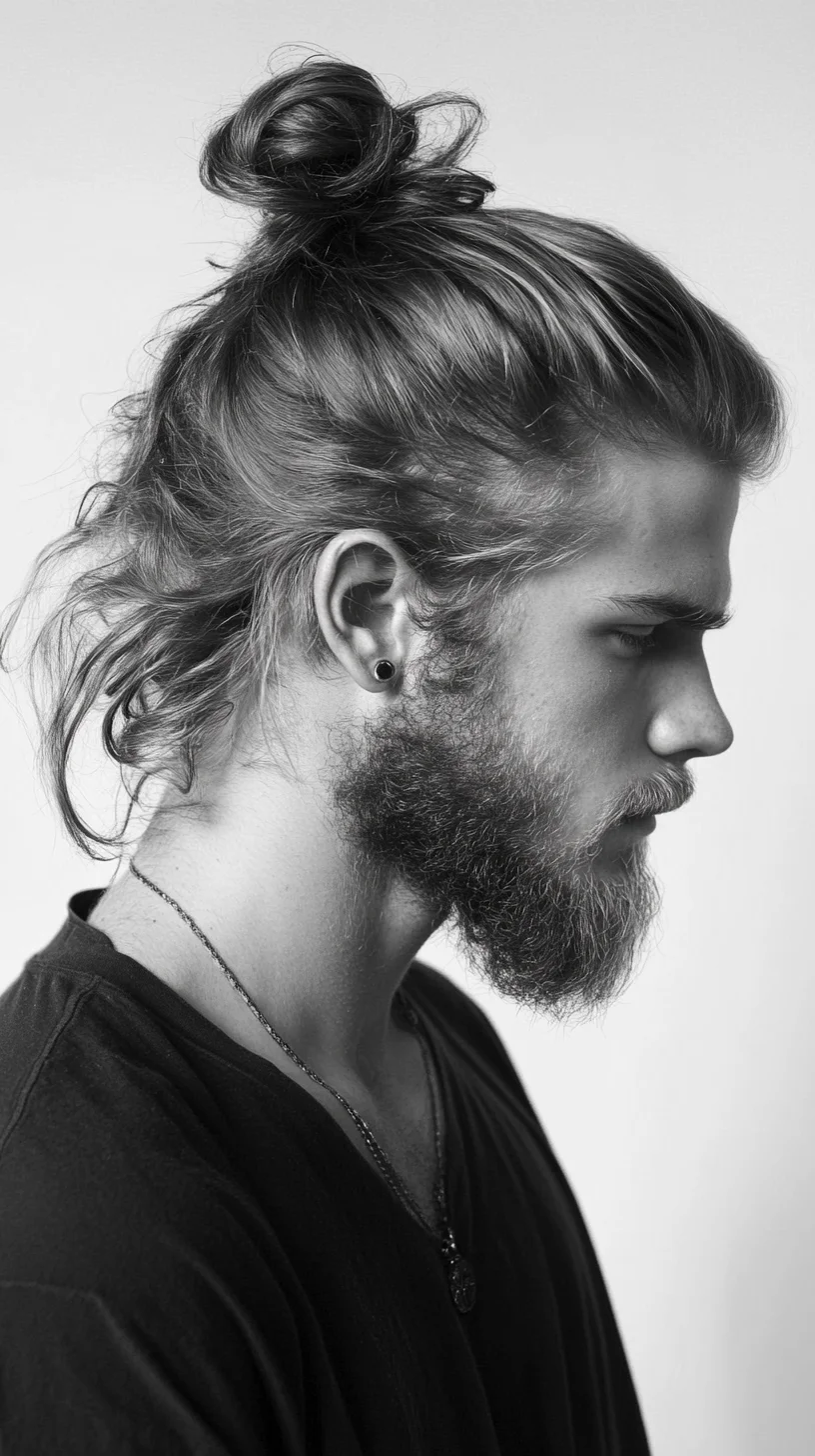 Elevate Your Look with the Effortlessly Cool Man Bun